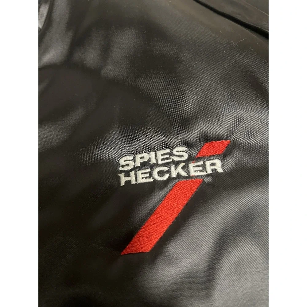 Vintage Spies Hecker Embroidered Logo  Varsity Jacket Men's M Automotive Paint‎